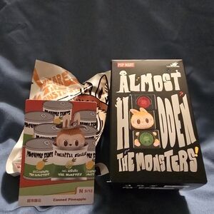 Pop Mart x HOW2WORK Almost Hidden The Monsters "Canned Pineapple" Confirmed